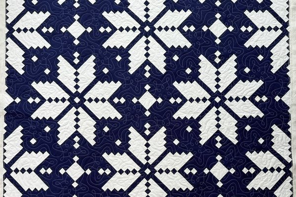 Knitted Star Quilt - commission