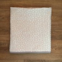 Baby Quilt, Lightweight Reversible Cotton Quilt, Perfect for Stroller, Blanket with Moon and Stars, 34 X 42