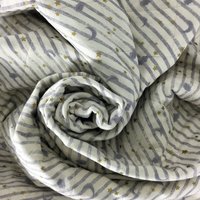 Baby Quilt, Lightweight Reversible Cotton Quilt, Perfect for Stroller, Blanket with Moon and Stars, 34 X 42