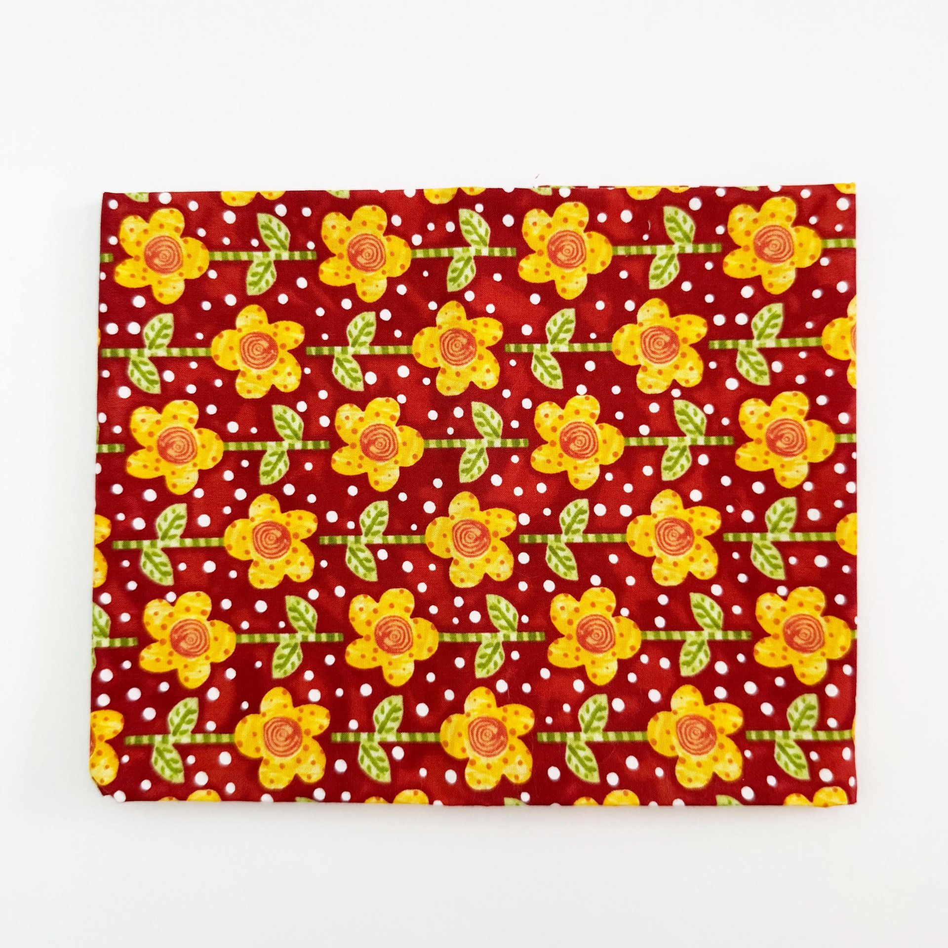Polka Dot Garden, In The Beginning Fabrics, Quilting Fabric, Floral and Dots, 0.5 yards, 18 X 44
